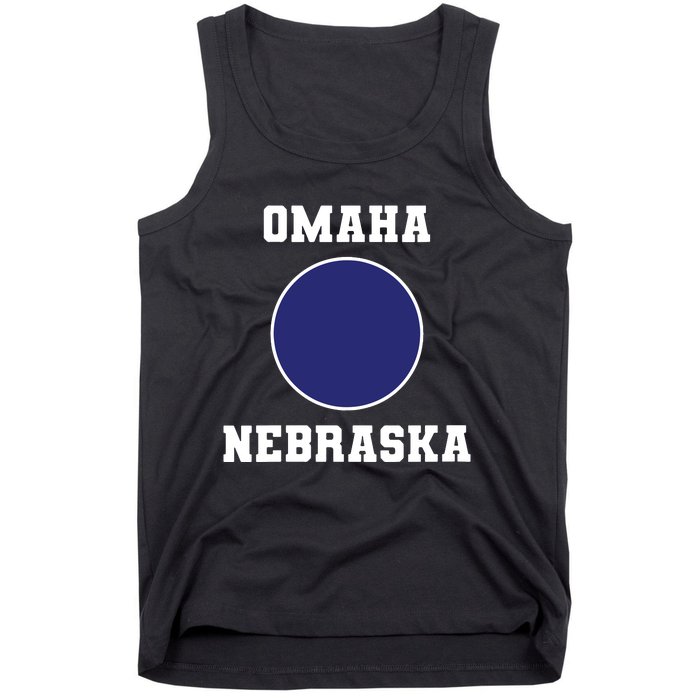 Nebraska Blue Dot Democratic 2nd District Omaha Tank Top