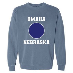 Nebraska Blue Dot Democratic 2nd District Omaha Garment-Dyed Sweatshirt