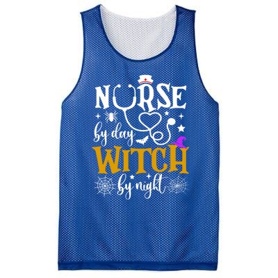 Nurse By Day Witch By Nighmeaningful Gift Funny Witch Halloween Meaningful Gift Mesh Reversible Basketball Jersey Tank