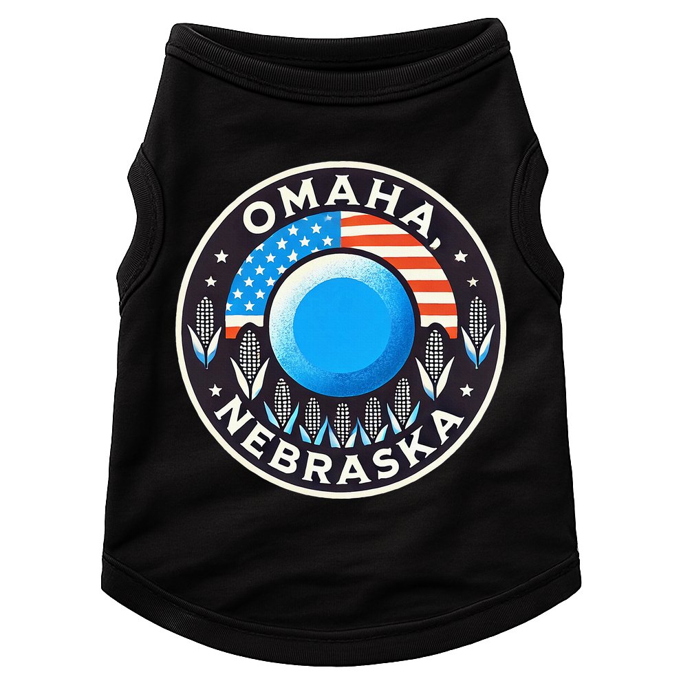 Nebraska Blue Dot Democratic 2nd District Omaha Kamala 2024 Doggie Tank