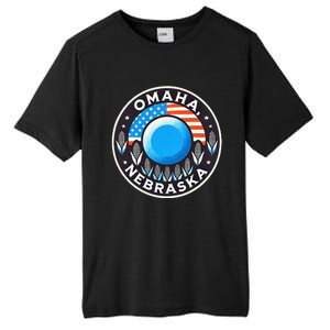 Nebraska Blue Dot Democratic 2nd District Omaha Kamala 2024 Tall Fusion ChromaSoft Performance T-Shirt