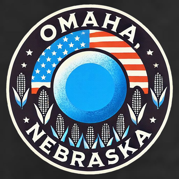Nebraska Blue Dot Democratic 2nd District Omaha Kamala 2024 Beanie