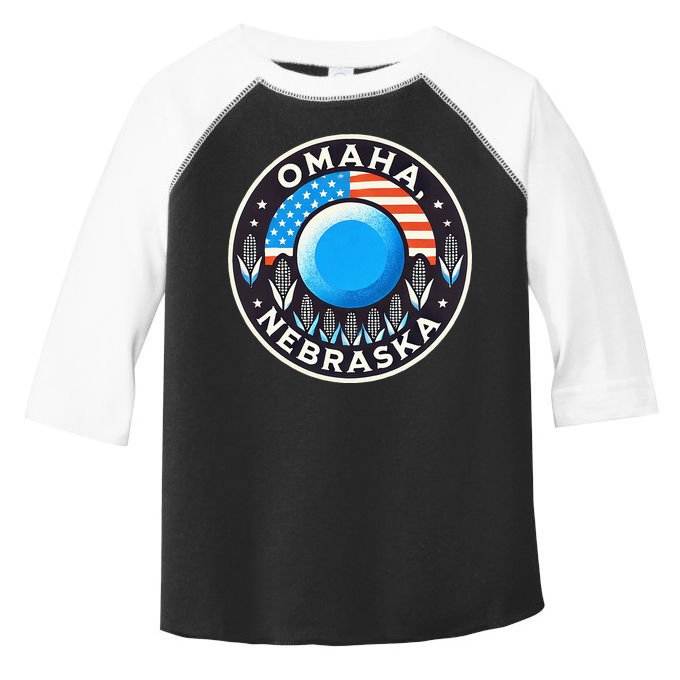 Nebraska Blue Dot Democratic 2nd District Omaha Kamala 2024 Toddler Fine Jersey T-Shirt