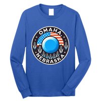 Nebraska Blue Dot Democratic 2nd District Omaha Kamala 2024 Long Sleeve Shirt