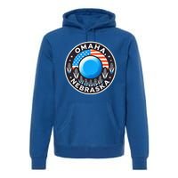 Nebraska Blue Dot Democratic 2nd District Omaha Kamala 2024 Premium Hoodie