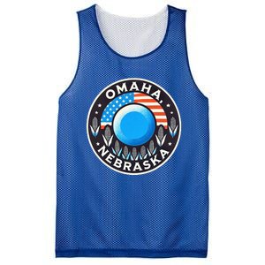 Nebraska Blue Dot Democratic 2nd District Omaha Kamala 2024 Mesh Reversible Basketball Jersey Tank