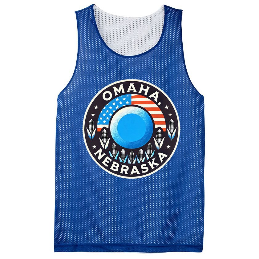 Nebraska Blue Dot Democratic 2nd District Omaha Kamala 2024 Mesh Reversible Basketball Jersey Tank