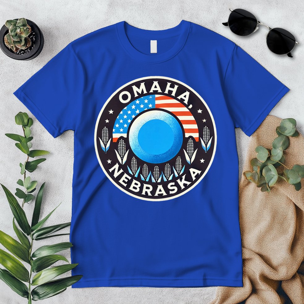 Nebraska Blue Dot Democratic 2nd District Omaha Kamala 2024 Premium T-Shirt