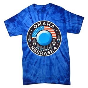 Nebraska Blue Dot Democratic 2nd District Omaha Kamala 2024 Tie-Dye T-Shirt