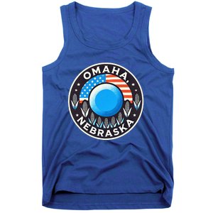 Nebraska Blue Dot Democratic 2nd District Omaha Kamala 2024 Tank Top