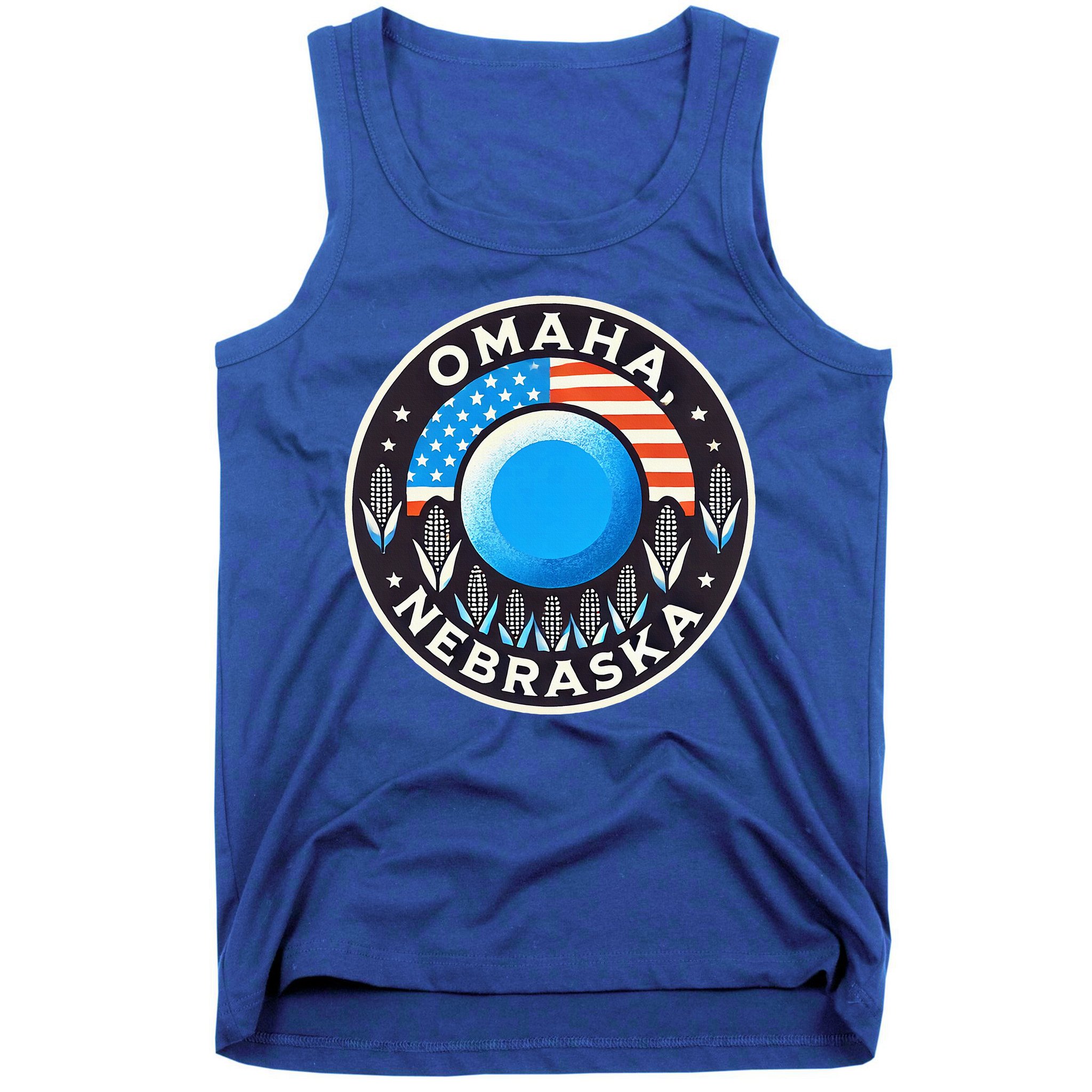 Nebraska Blue Dot Democratic 2nd District Omaha Kamala 2024 Tank Top