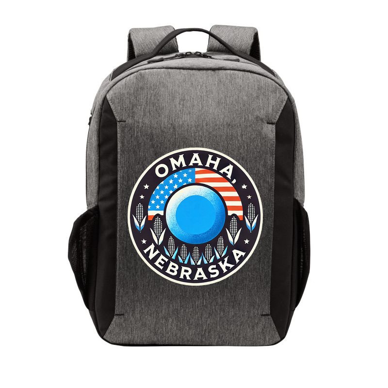 Nebraska Blue Dot Democratic 2nd District Omaha Kamala 2024 Vector Backpack