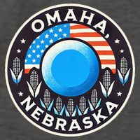 Nebraska Blue Dot Democratic 2nd District Omaha Kamala 2024 Vector Backpack
