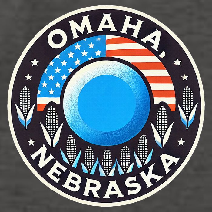 Nebraska Blue Dot Democratic 2nd District Omaha Kamala 2024 Vector Backpack