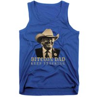 New! Bitcoin Dad Trump Btc DadS Home Bitcoin Keep Stacking Tank Top