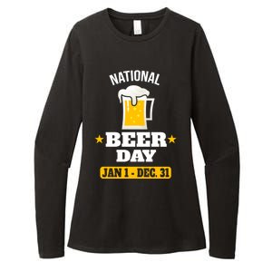 National Beer Day Gift Funny Gift Womens CVC Long Sleeve Shirt