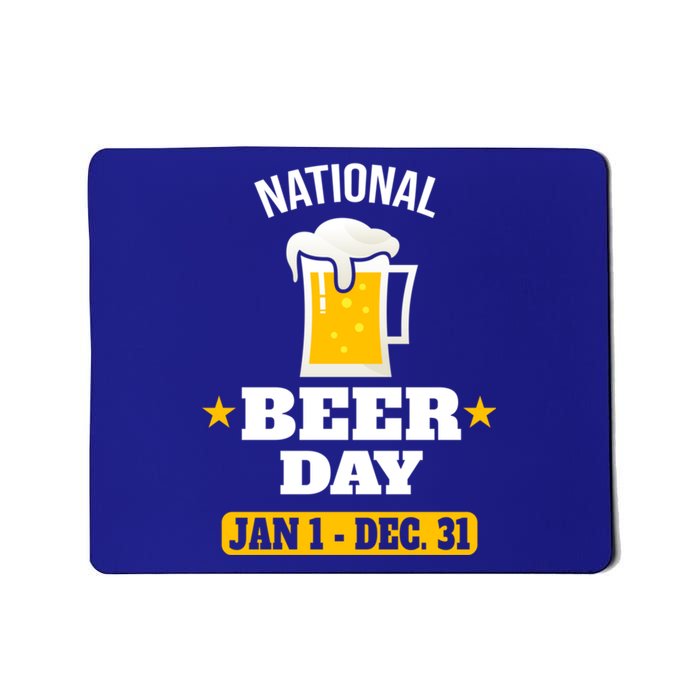 National Beer Day Gift Funny Gift Mousepad