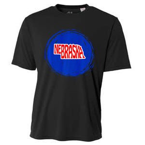 Nebraska Blue Dot 2nd District Represent Premium Cooling Performance Crew T-Shirt