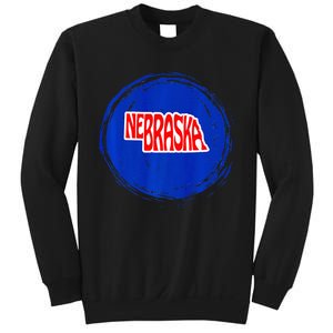 Nebraska Blue Dot 2nd District Represent Premium Sweatshirt