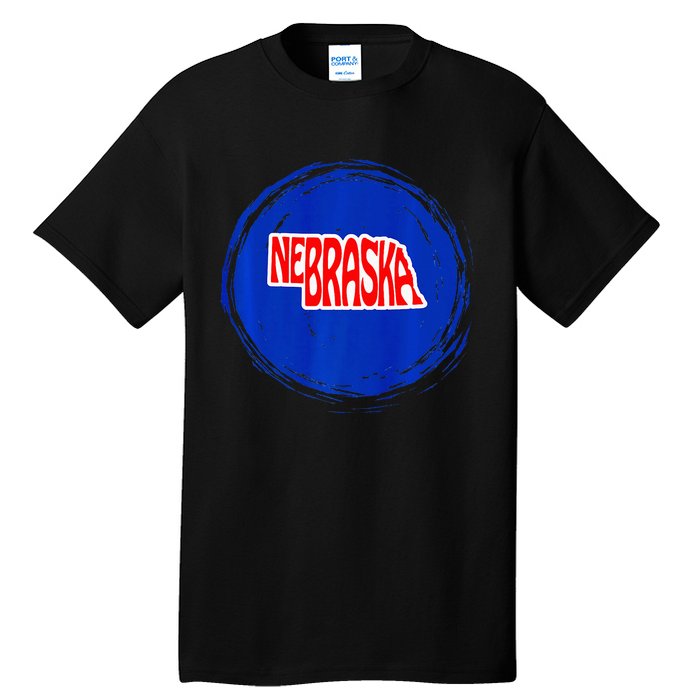 Nebraska Blue Dot 2nd District Represent Premium Tall T-Shirt