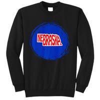 Nebraska Blue Dot 2nd District Represent Premium Tall Sweatshirt