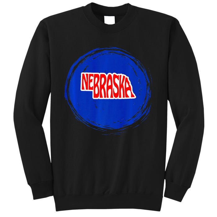 Nebraska Blue Dot 2nd District Represent Premium Tall Sweatshirt