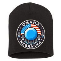 Nebraska Blue Dot Democratic 2nd District Omaha Kamala 2024 Short Acrylic Beanie