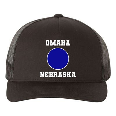 Nebraska Blue Dot Democratic 2nd District Omaha Yupoong Adult 5-Panel Trucker Hat