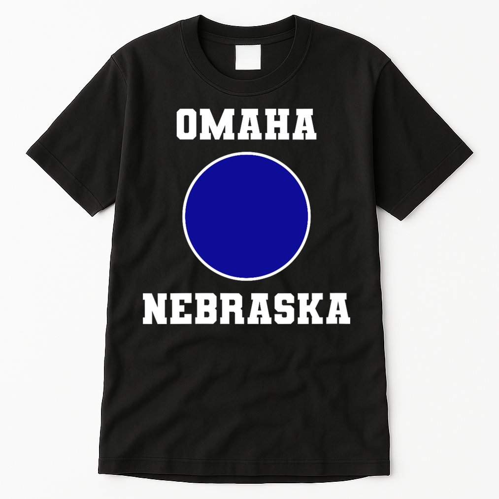Nebraska Blue Dot Democratic 2nd District Omaha Tall T-Shirt
