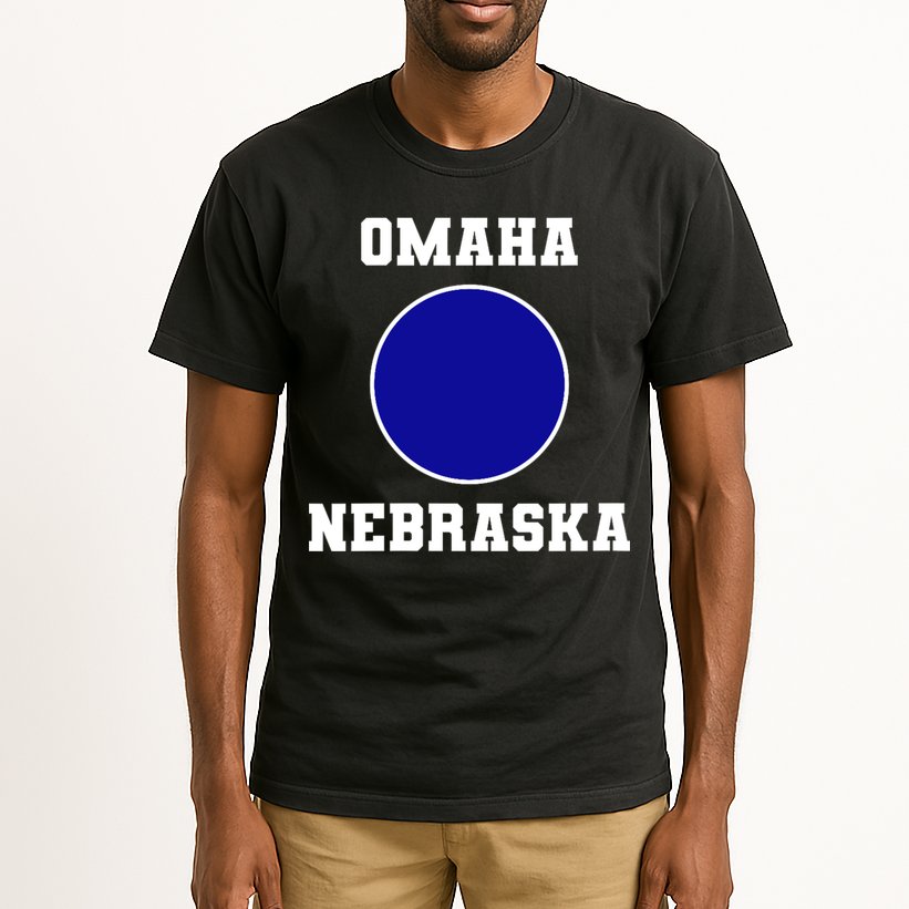 Nebraska Blue Dot Democratic 2nd District Omaha Tall T-Shirt