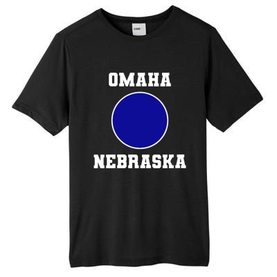 Nebraska Blue Dot Democratic 2nd District Omaha Tall Fusion ChromaSoft Performance T-Shirt