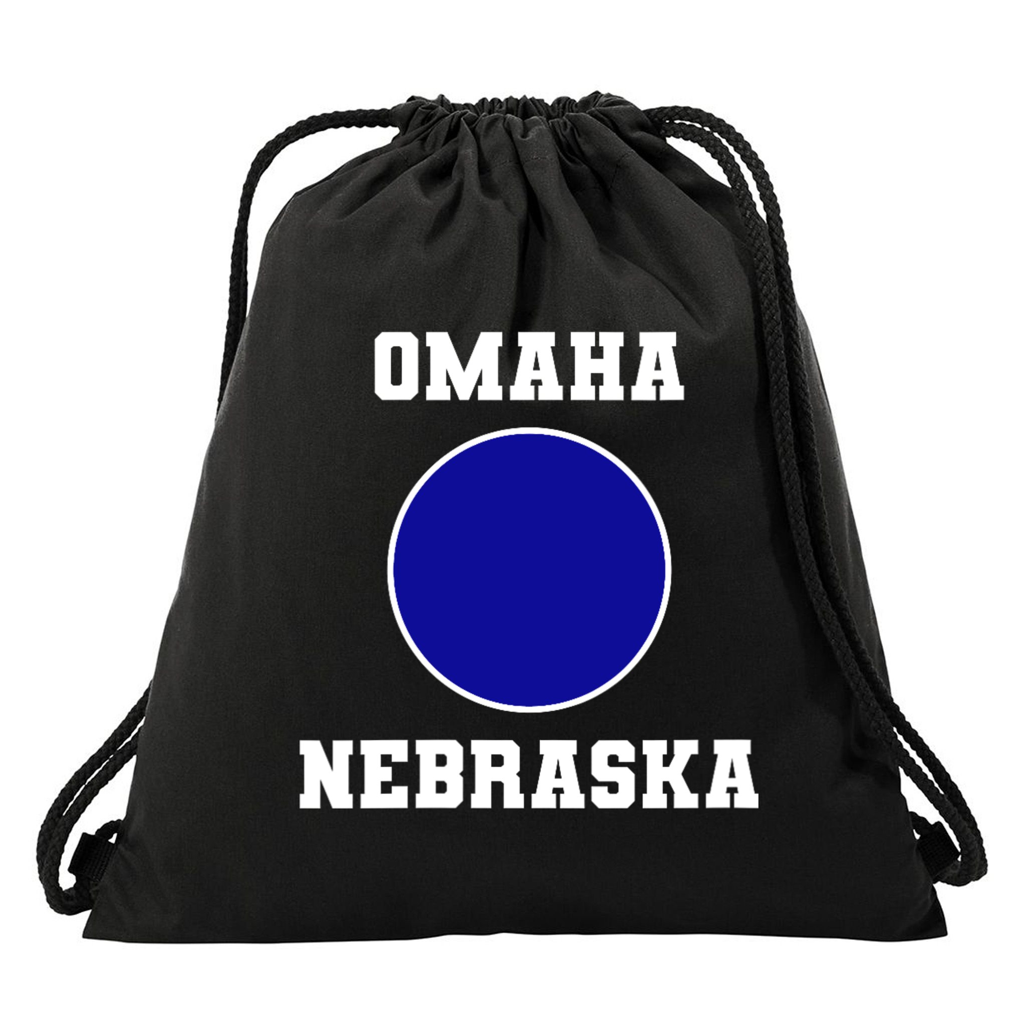 Nebraska Blue Dot Democratic 2nd District Omaha Drawstring Bag
