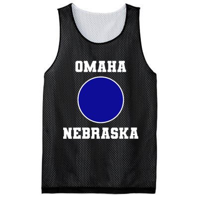 Nebraska Blue Dot Democratic 2nd District Omaha Mesh Reversible Basketball Jersey Tank
