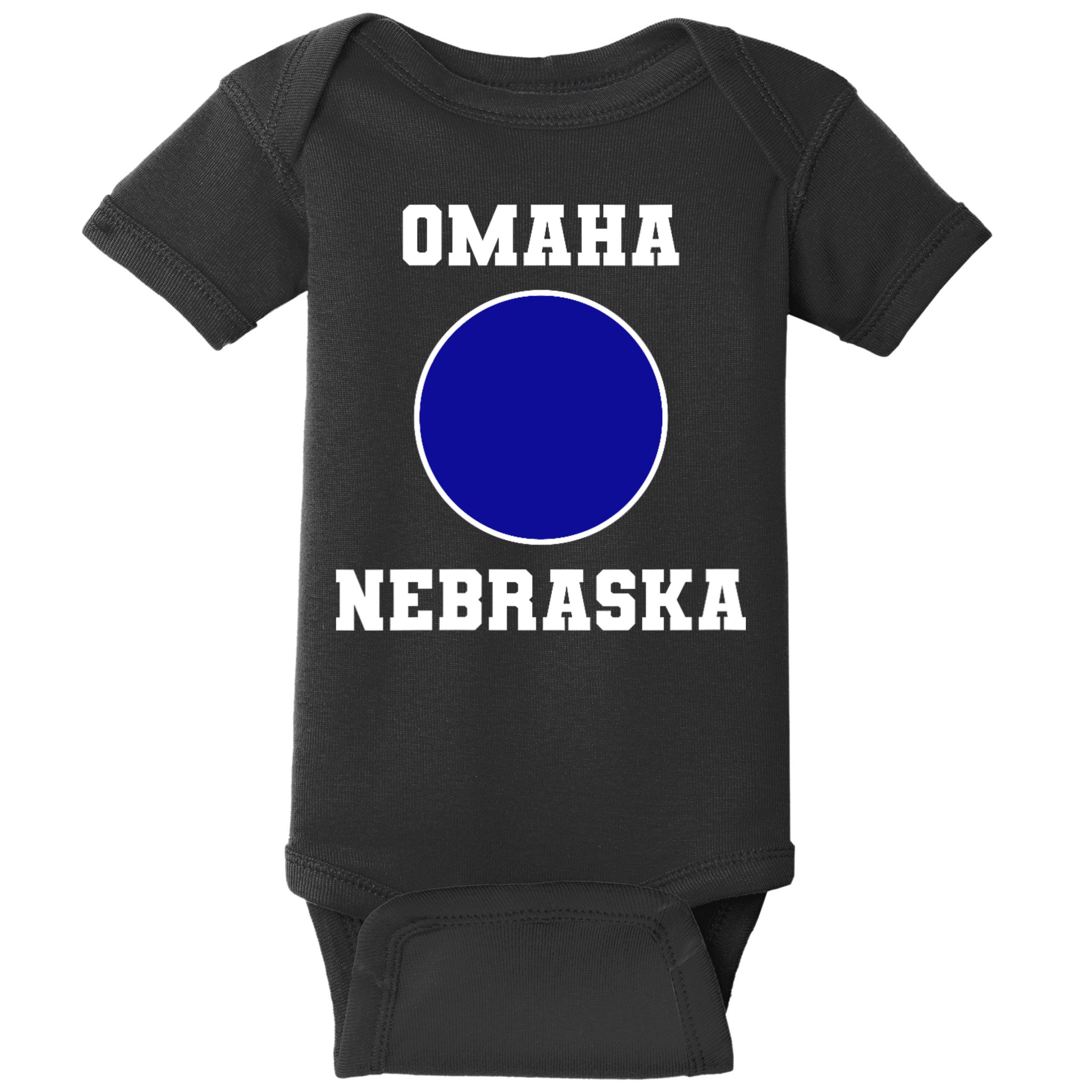 Nebraska Blue Dot Democratic 2nd District Omaha Baby Bodysuit