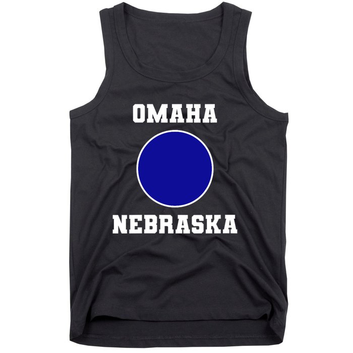 Nebraska Blue Dot Democratic 2nd District Omaha Tank Top