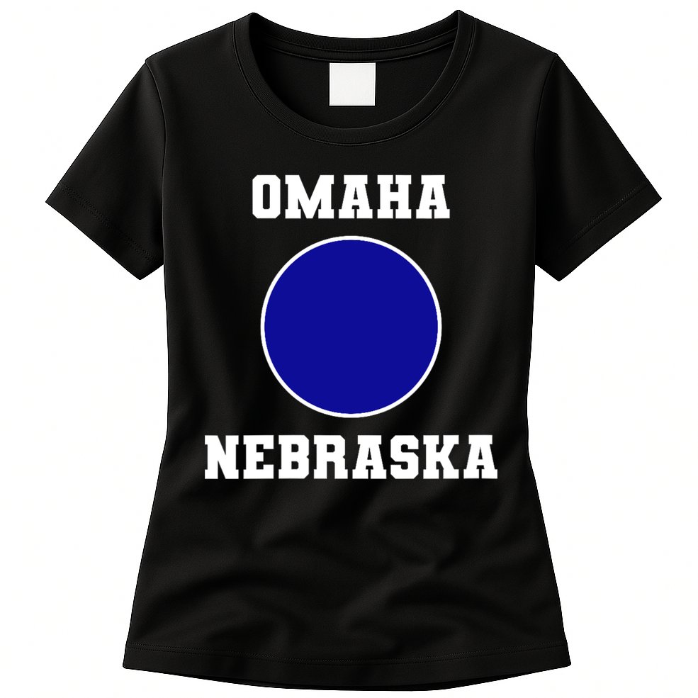 Nebraska Blue Dot Democratic 2nd District Omaha Womens T-Shirt