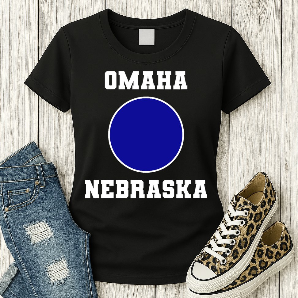 Nebraska Blue Dot Democratic 2nd District Omaha Womens T-Shirt
