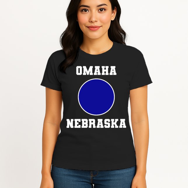 Nebraska Blue Dot Democratic 2nd District Omaha Womens T-Shirt