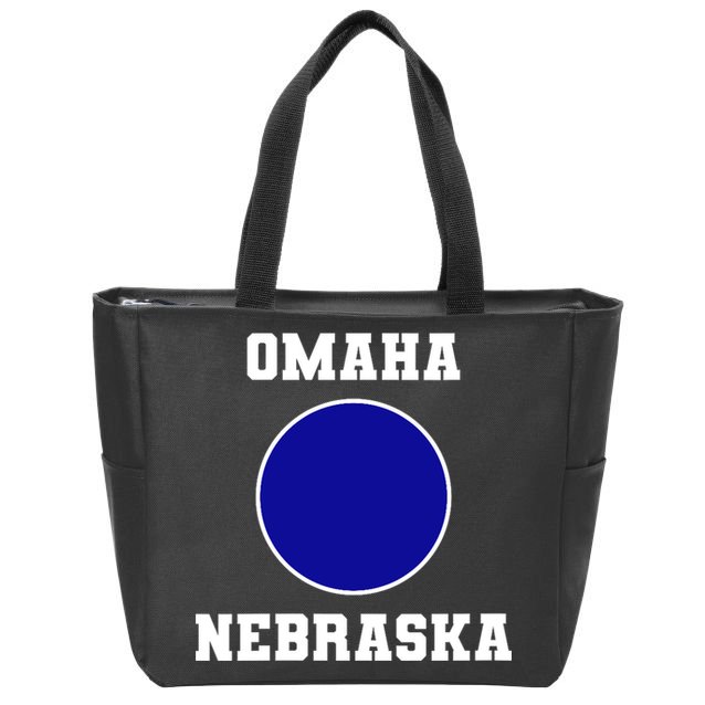 Nebraska Blue Dot Democratic 2nd District Omaha Zip Tote Bag