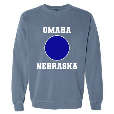 Nebraska Blue Dot Democratic 2nd District Omaha Garment-Dyed Sweatshirt