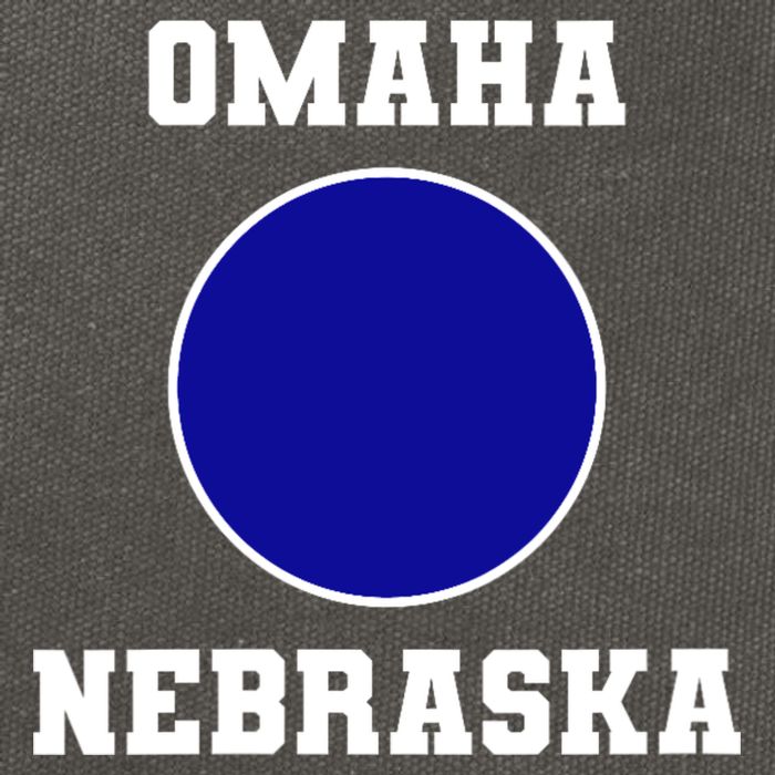 Nebraska Blue Dot Democratic 2nd District Omaha Cotton Canvas Backpack