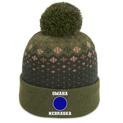 Nebraska Blue Dot Democratic 2nd District Omaha The Baniff Cuffed Pom Beanie