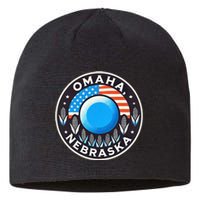 Nebraska Blue Dot Democratic 2nd District Omaha Kamala 2024 Sustainable Beanie