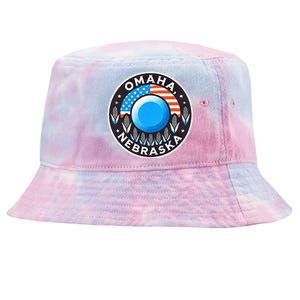 Nebraska Blue Dot Democratic 2nd District Omaha Kamala 2024 Tie-Dyed Bucket Hat