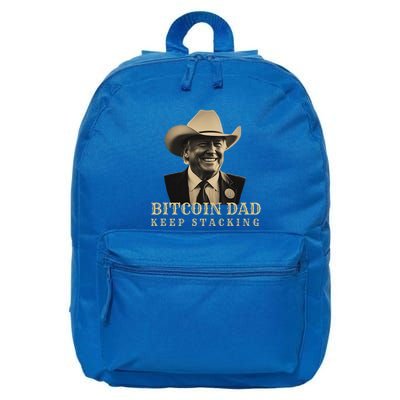 New! Bitcoin Dad Trump Btc DadS Home Bitcoin Keep Stacking 16 in Basic Backpack