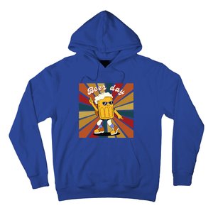 National Beer Day Happy Retro Beer Day Dance Gift Hoodie