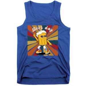 National Beer Day Happy Retro Beer Day Dance Gift Tank Top