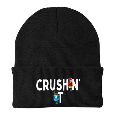 Nutcracker Ballet Dance Nut Cracker Christmas Crushin It Knit Cap Winter Beanie