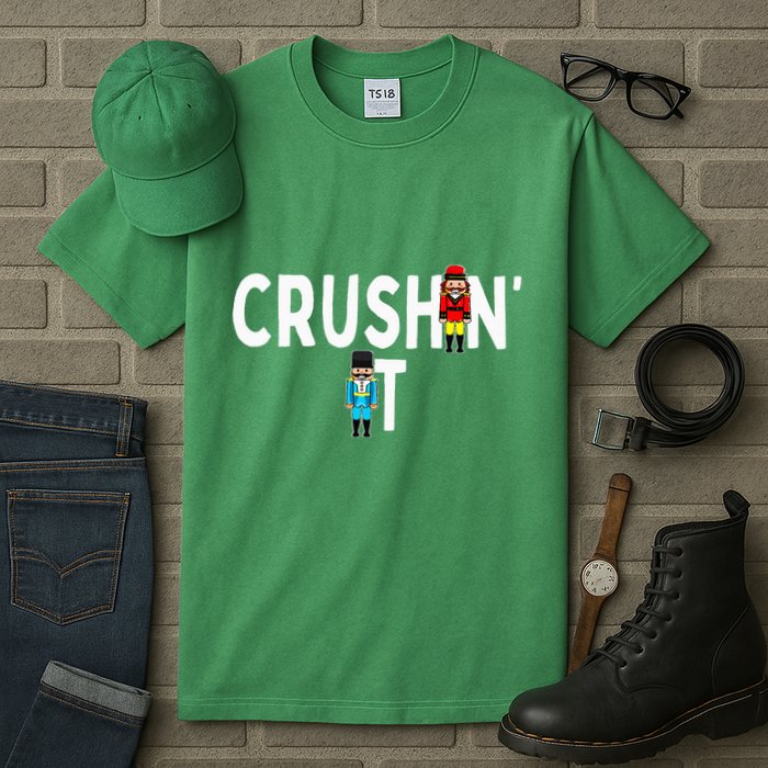 Nutcracker Ballet Dance Nut Cracker Christmas Crushin It Tall T-Shirt