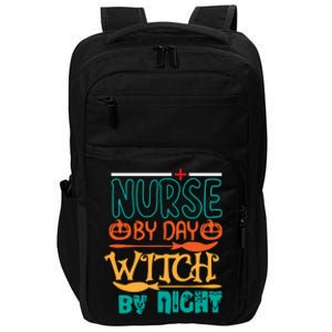 Nurse By Day Witch By Night Impact Tech Backpack